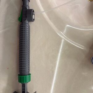 Gray and Green Manual Hand Pump Sprayer